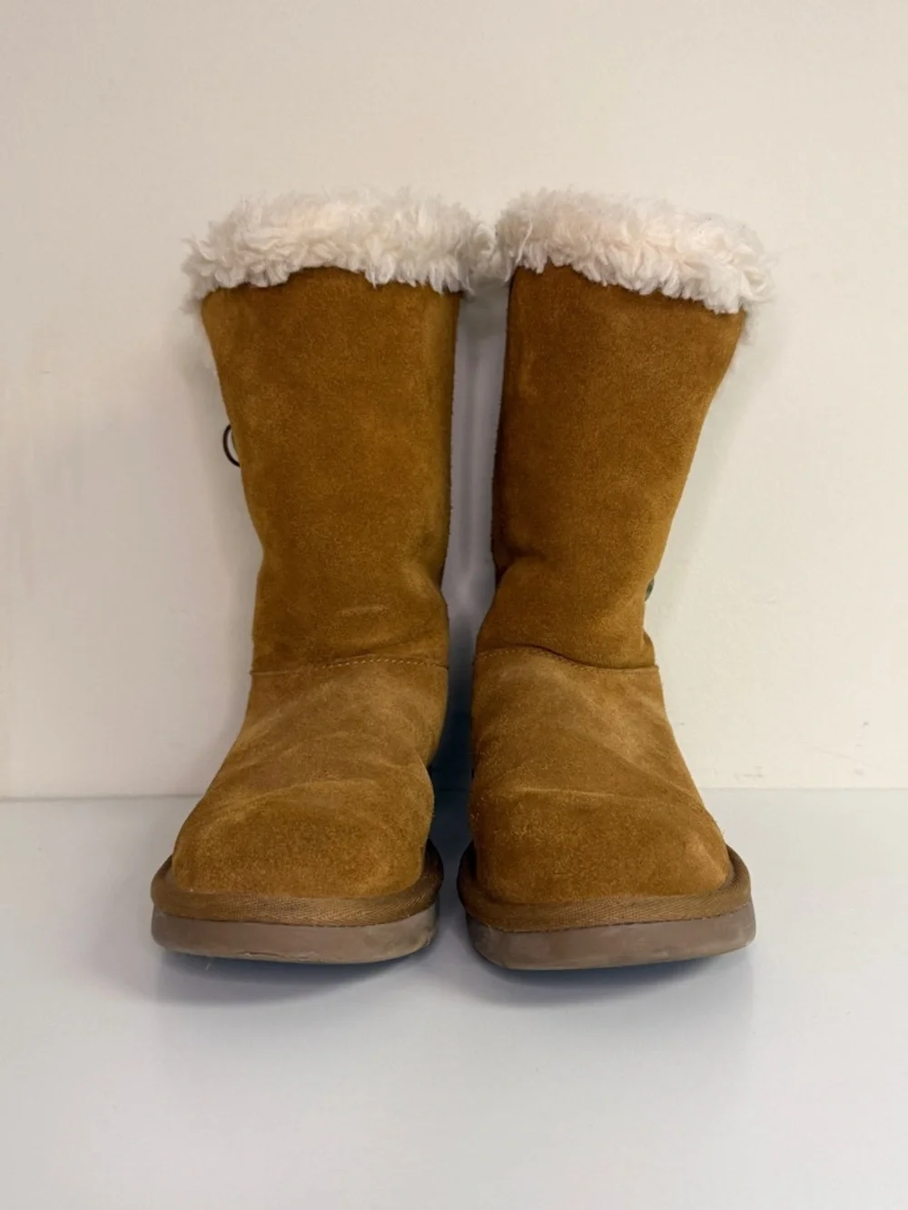 Koolaburra by Ugg: Girls' Kinslei Tall Chestnut Boots, Size 3
